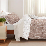 Reversible Floral Print Duvet Cover Set