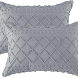 Tufted Embroidery Pillow Shams