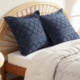 Tufted Embroidery Pillow Shams