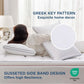 Greek Key Gusseted Pillows