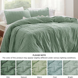 Striped Tufted Embroidery Duvet Cover Set