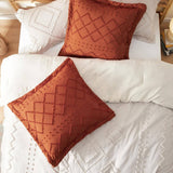 Tufted Embroidery Pillow Shams