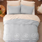 Prewashed Plain Comforter Set