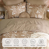 Bedsure Elegant Floral Comforter Sets