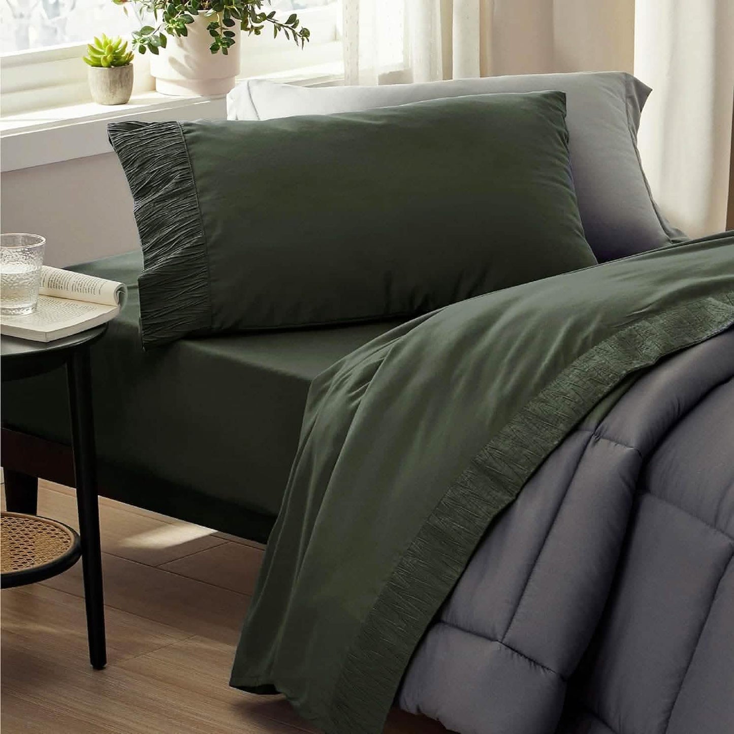 Ruched Sheet Set