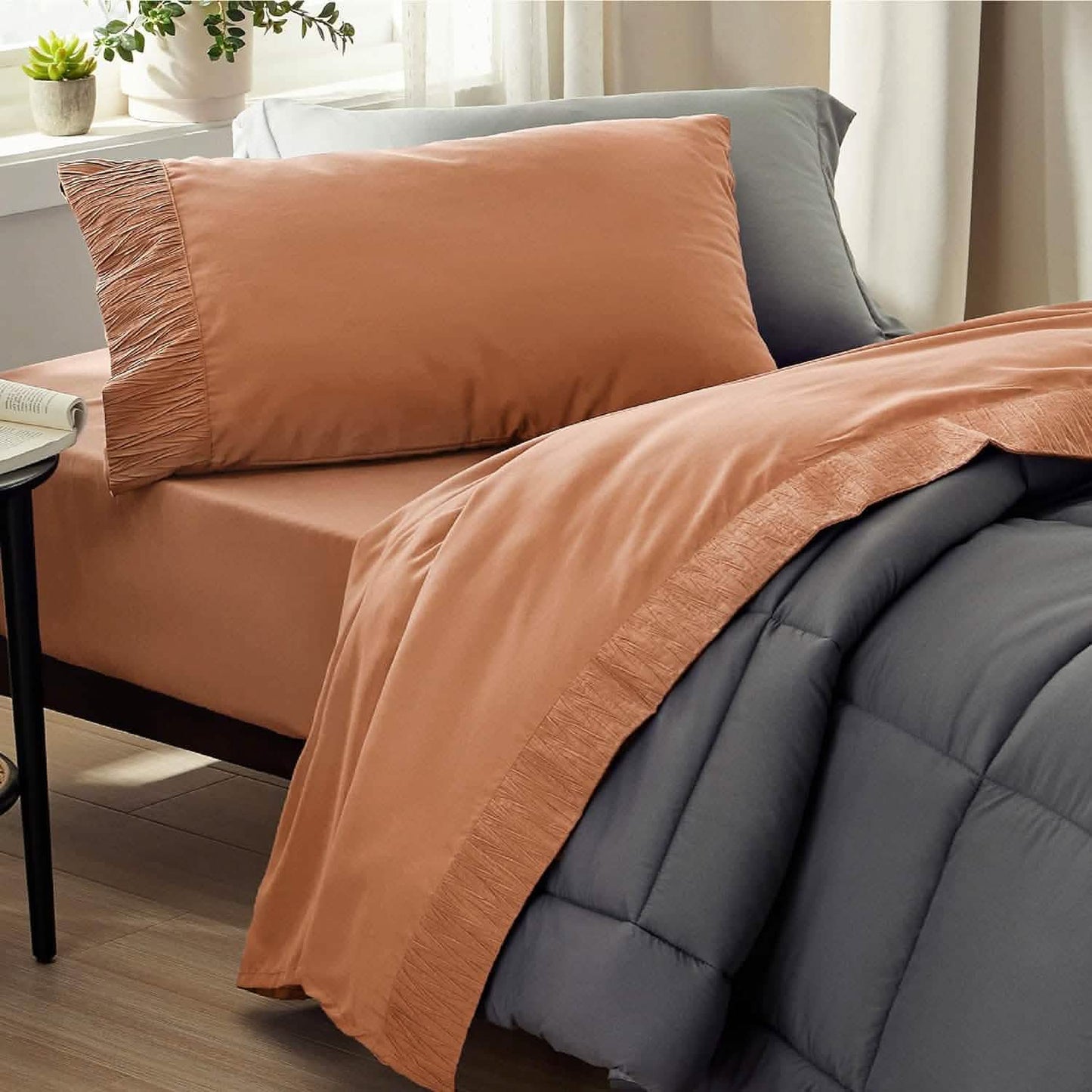 Ruched Sheet Set