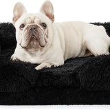 Orthopedic Long Faux Fur Flannel Dog Sofa