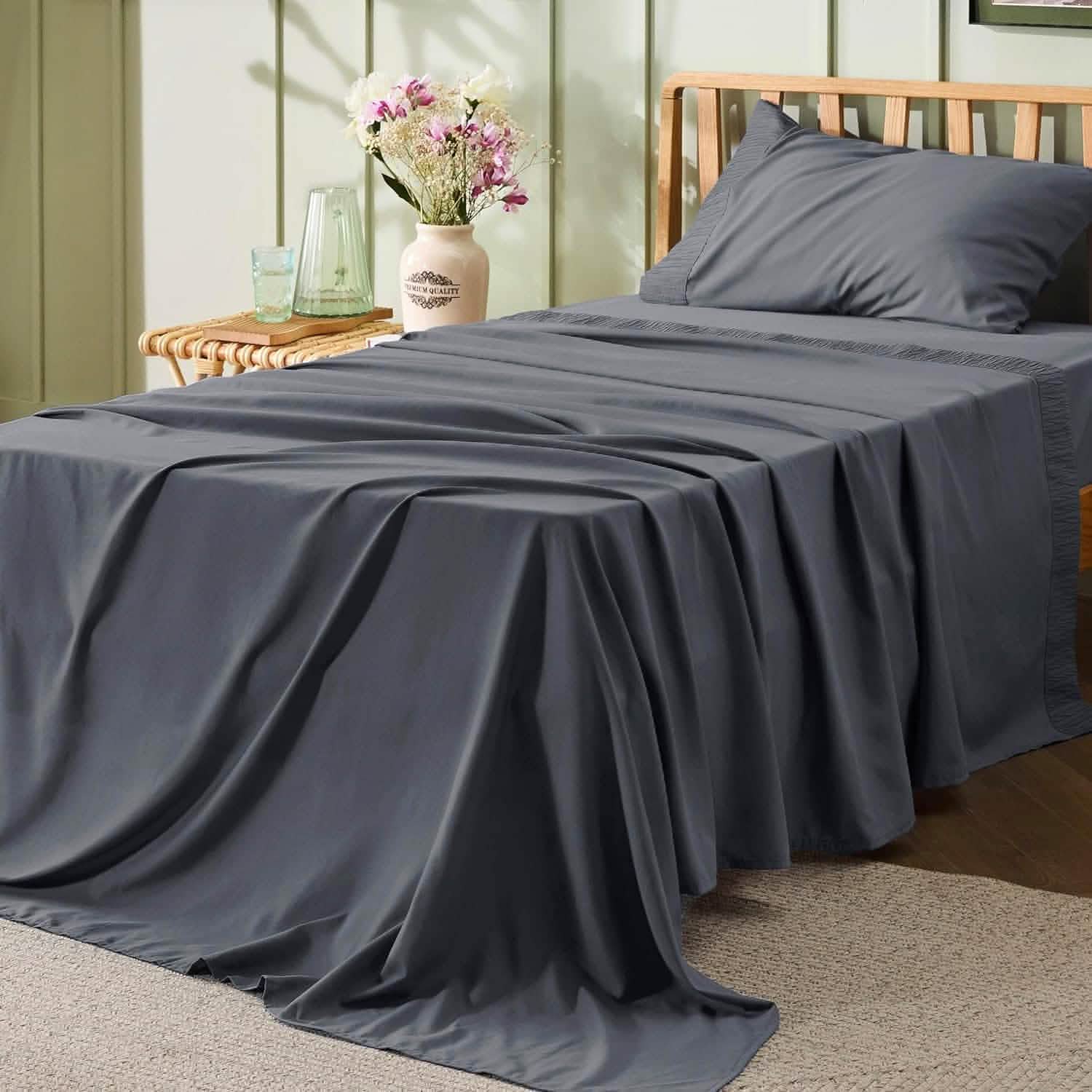Ruched Sheet Set
