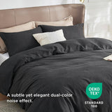 Bedsure Cationic Dyed Duvet Cover Set