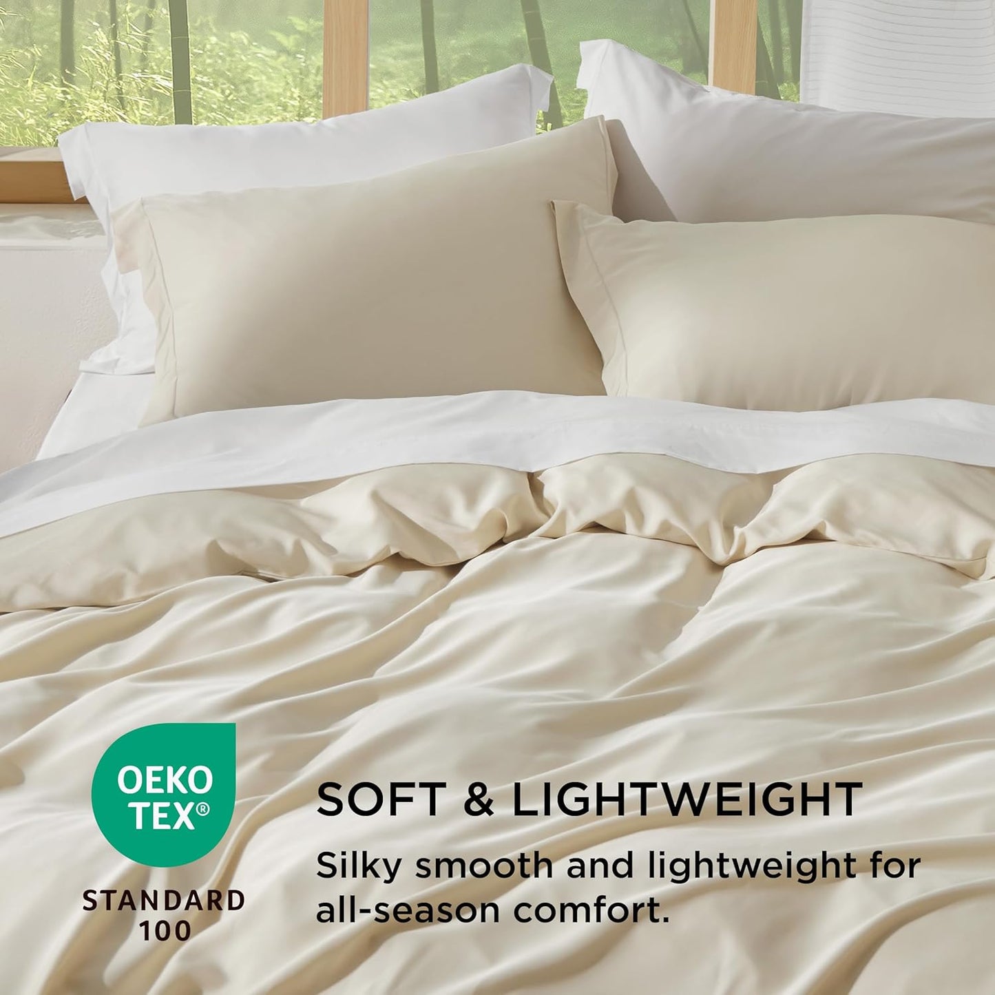Rayon Derived from Bamboo Duvet Cover Set
