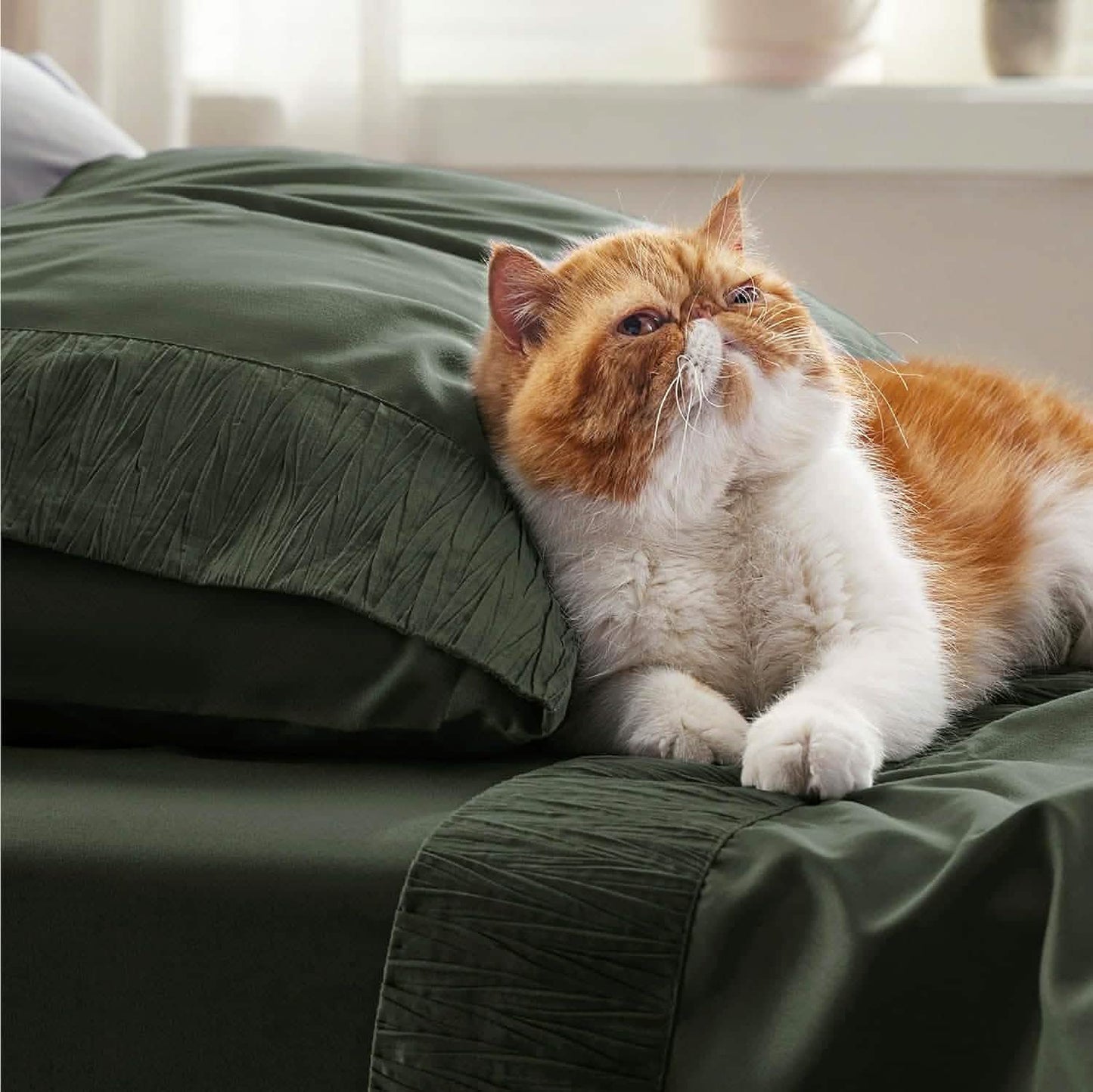 Ruched Sheet Set