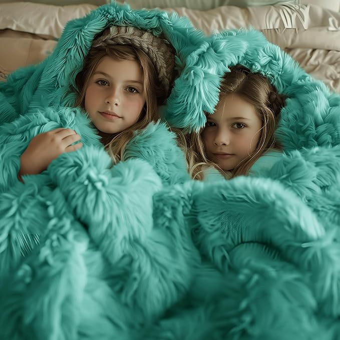 Fuzzy Faux Fur Blanket