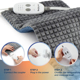 Bedsure Weighted Heating Pad with Massager