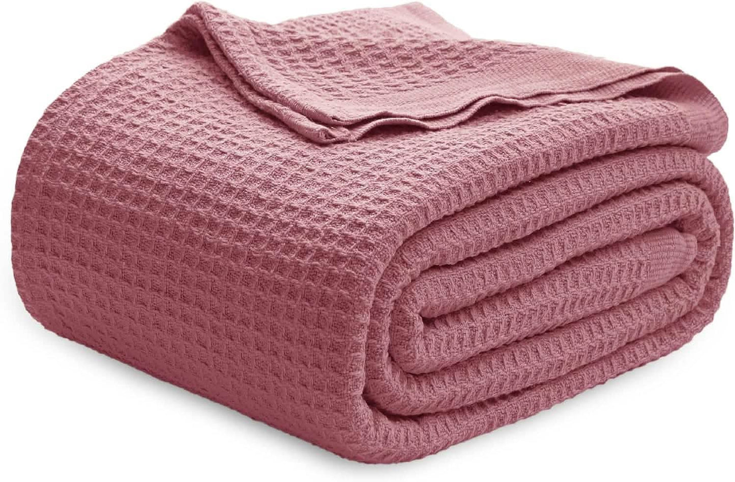 Cotton Waffle Weave Blanket