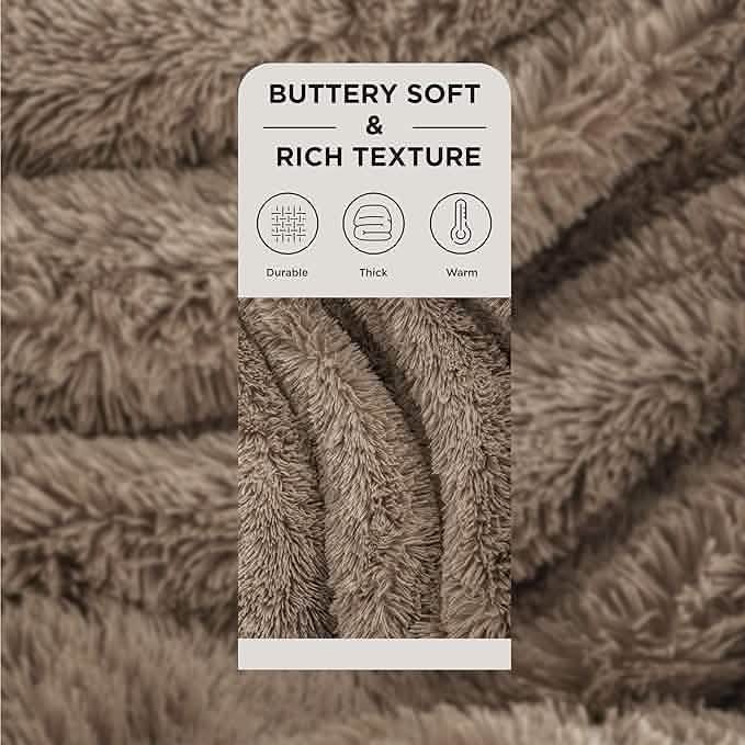 Fuzzy Faux Fur Blanket