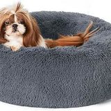 Calming Donut Bed for Dogs and Cats