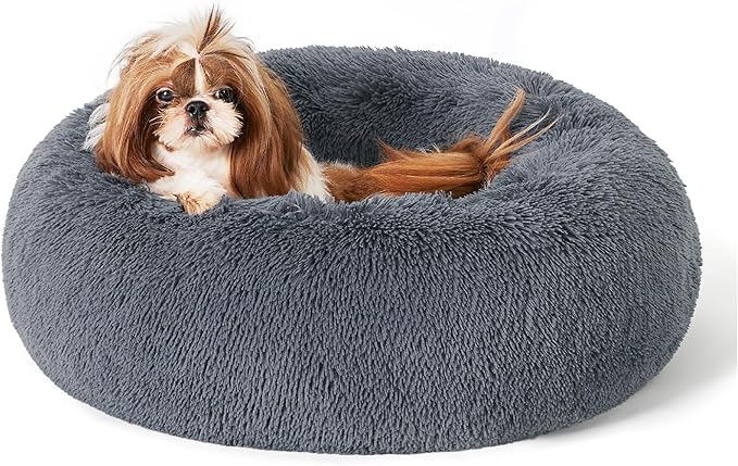 Calming Donut Bed for Dogs and Cats