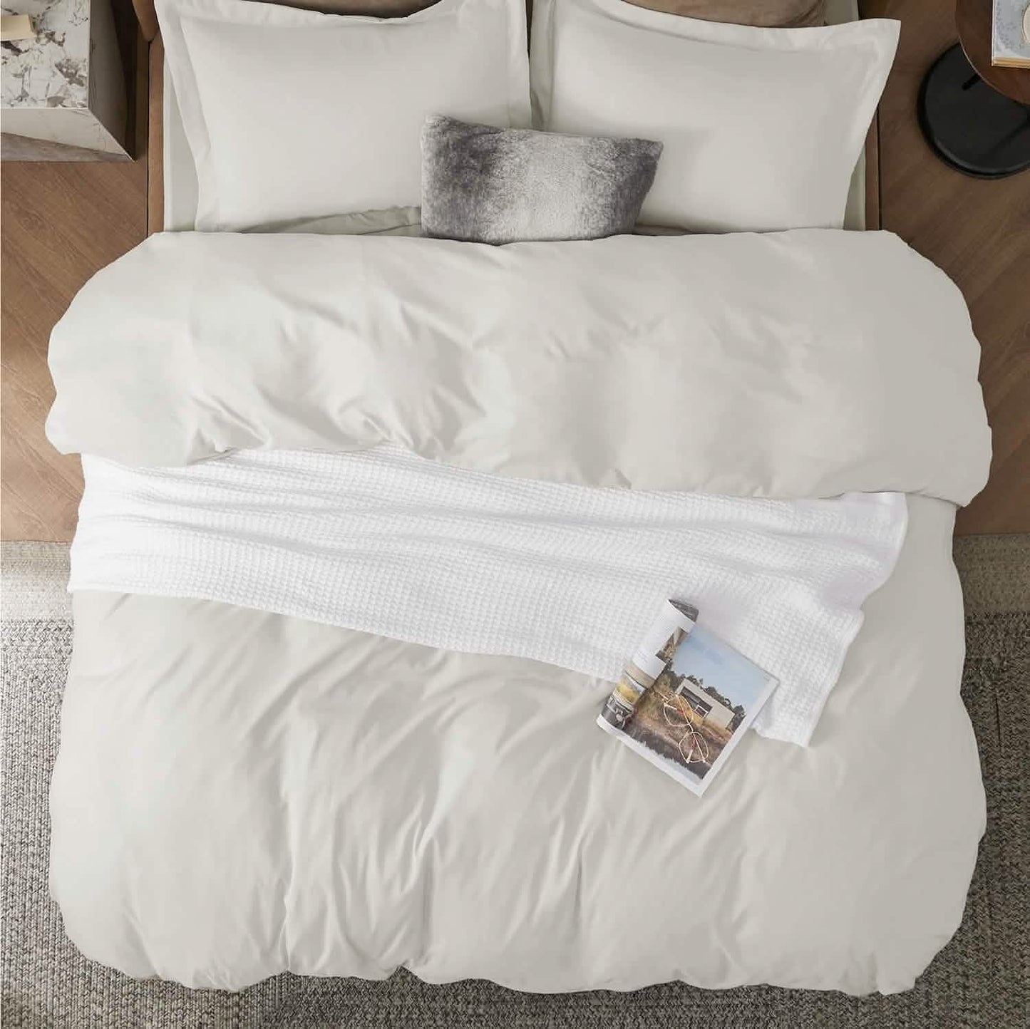 Brushed Polyester Microfiber Duvet Cover Set