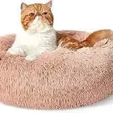 Calming Donut Bed for Dogs and Cats