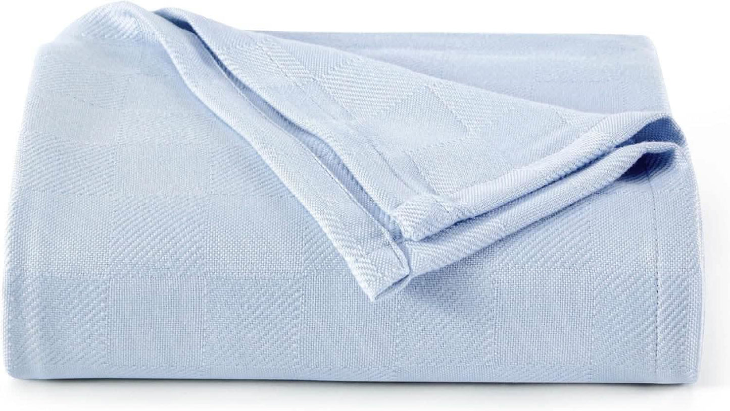 GentleSoft™ Rayon Derived From Bmaboo Checkered Blanket