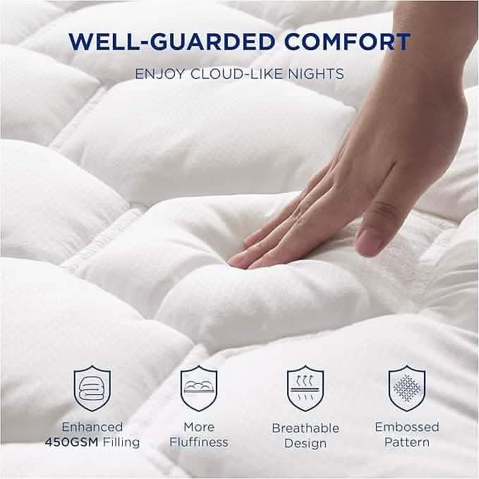GentleSoft™ Three-Zone Quilted Mattress Pad