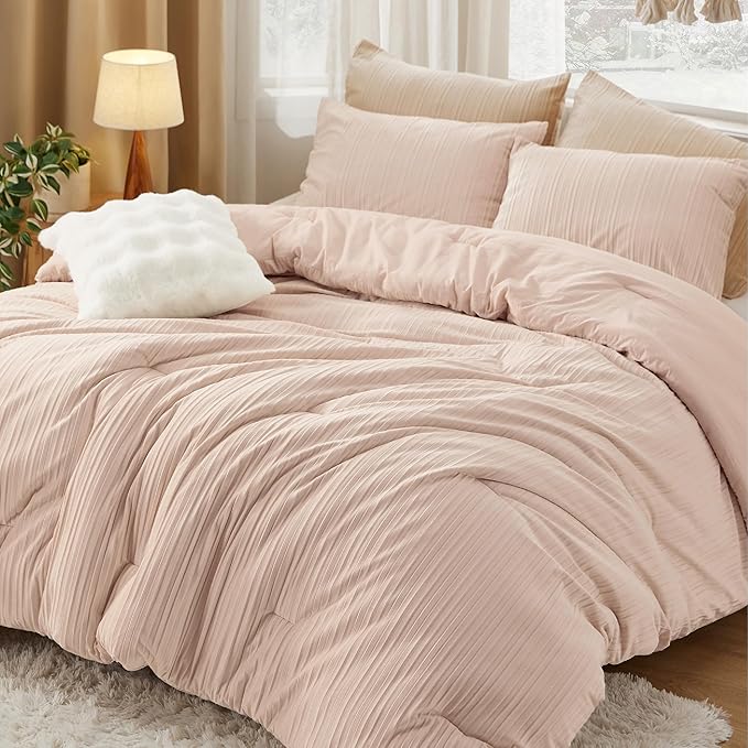 Bedsure Fluffy Comforter Set