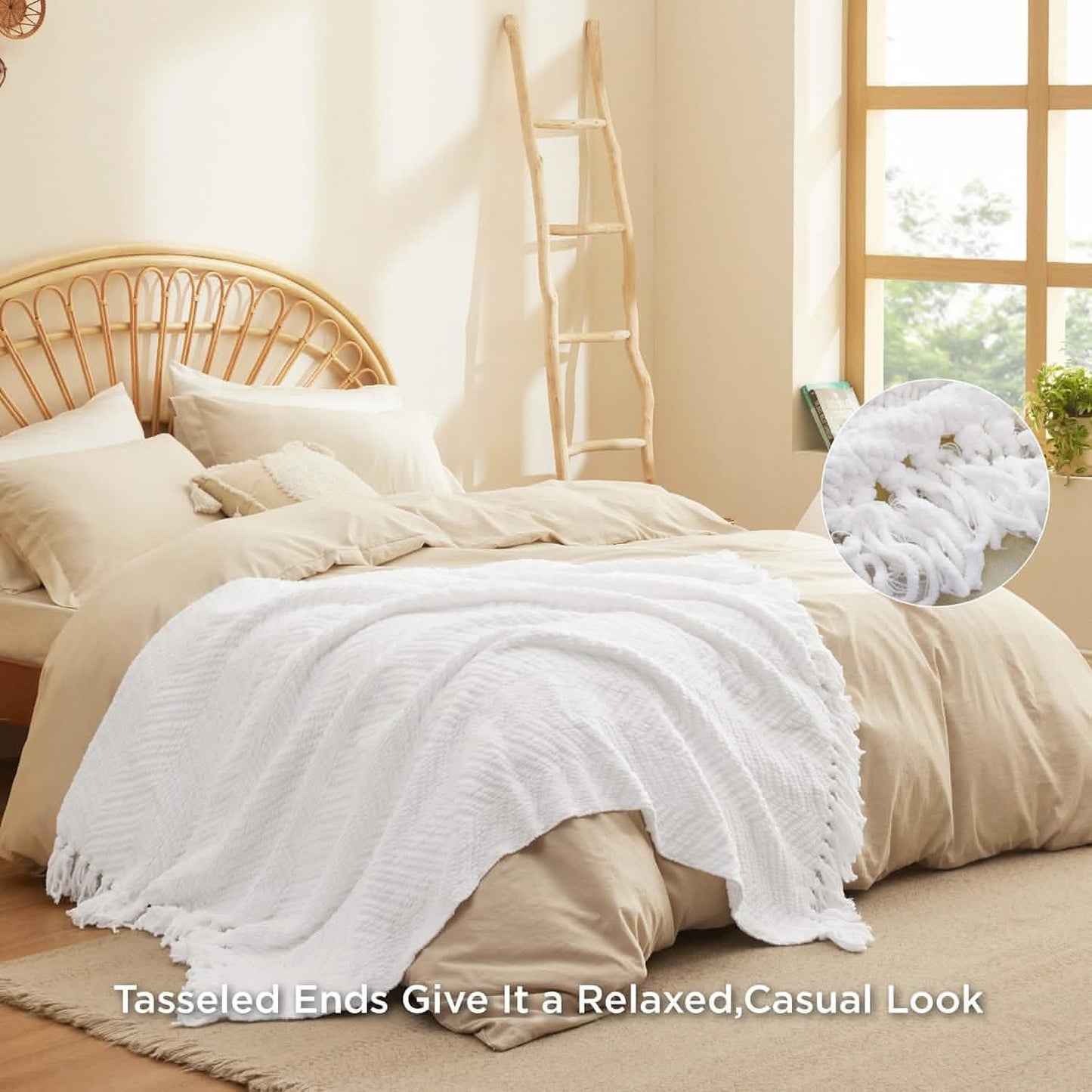 GentleSoft Versatile Knit Woven Chenille Blanket