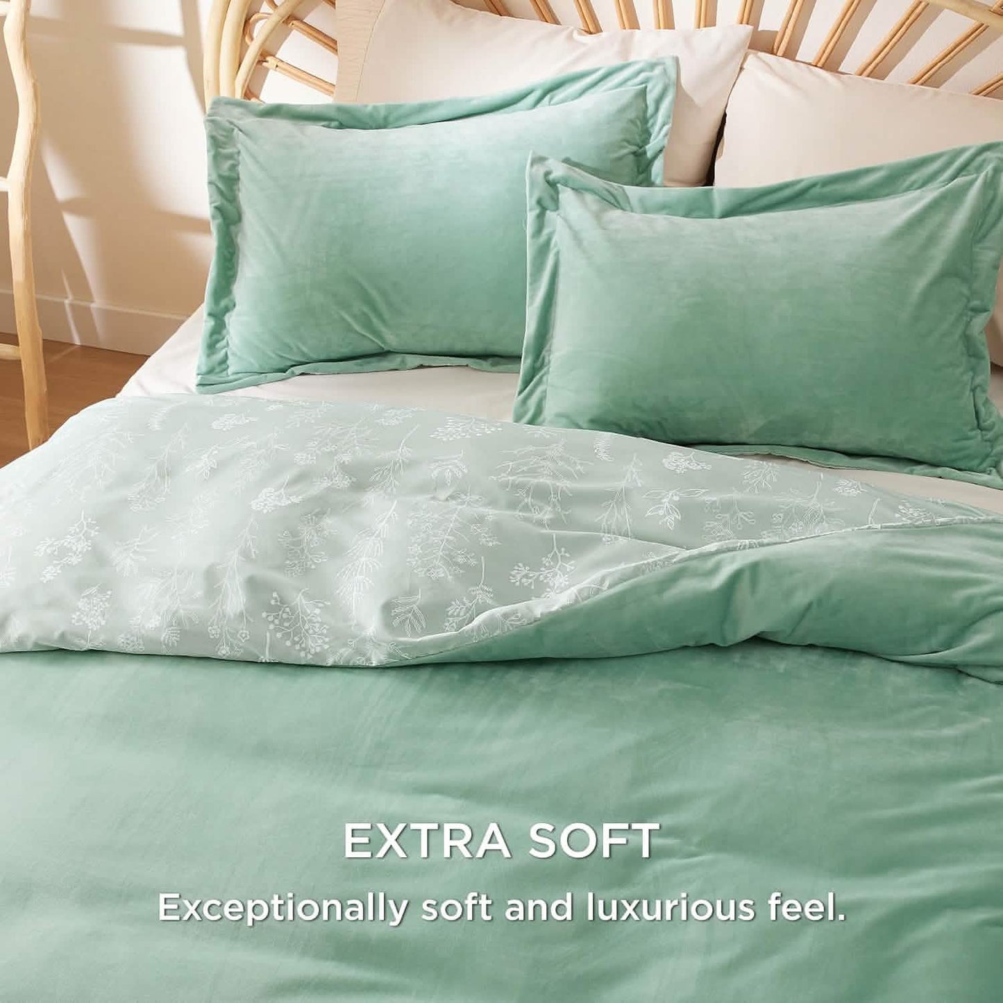 Reversible Two-Tone Sherpa Duvet Cover Set