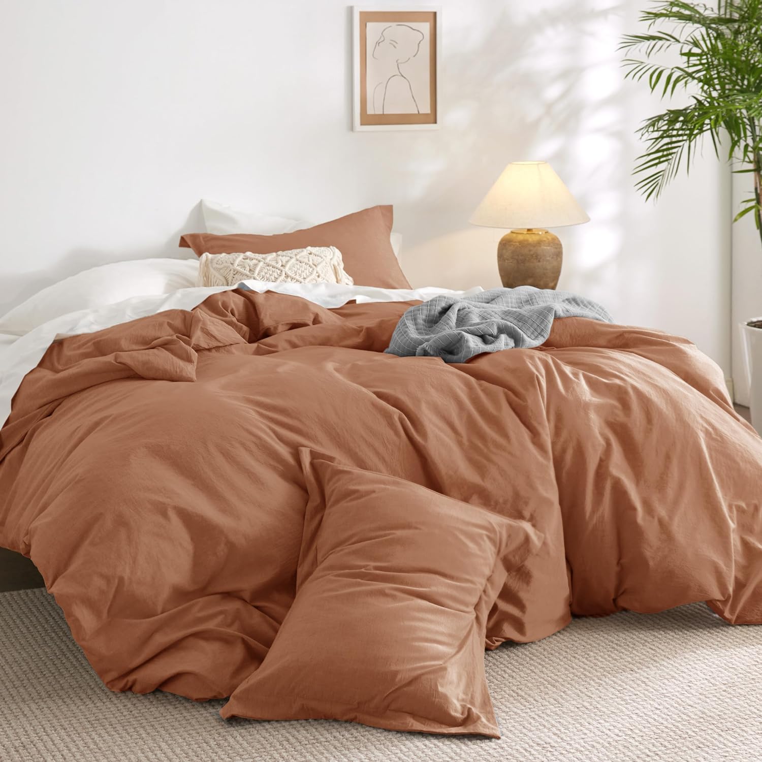 100% Washed Cotton Duvet Cover