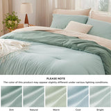 Prewashed Plain Comforter Set