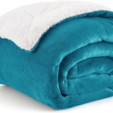 Sherpa and Fleece Reversible Blanket