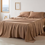 Bedsure Lyocell Cotton Blend Washed Sheet Set