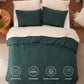 Prewashed Plain Comforter Set