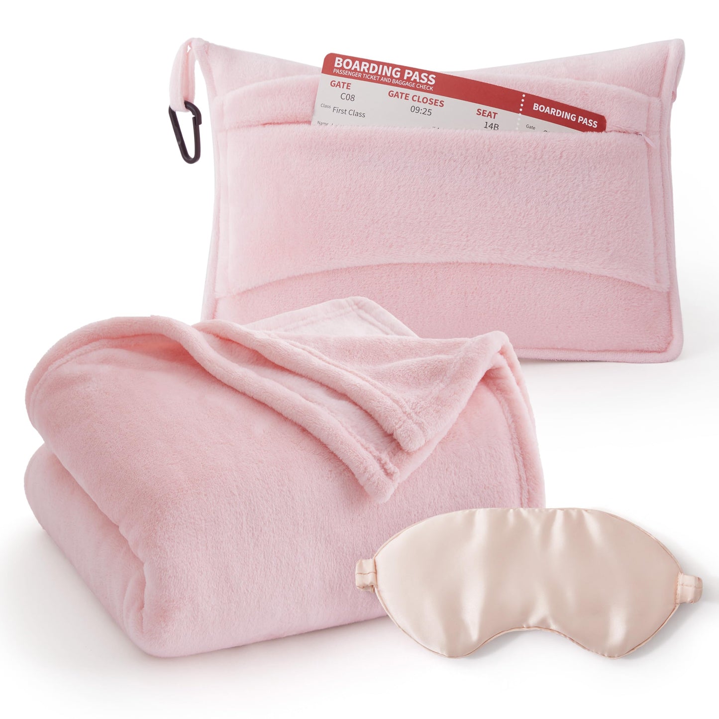 2-in-1 Flannel Travel Essential Set
