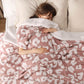 Textured Sherpa Fleece Blanket