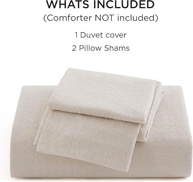 100% Cotton Diamond Jacquard Duvet Cover Set