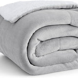 Sherpa and Fleece Reversible Blanket