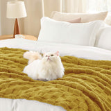 Jacquard Shaggy Sherpa Blanket