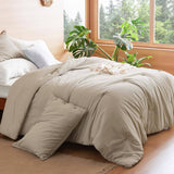 Washed Cotton Linen Comforter Set