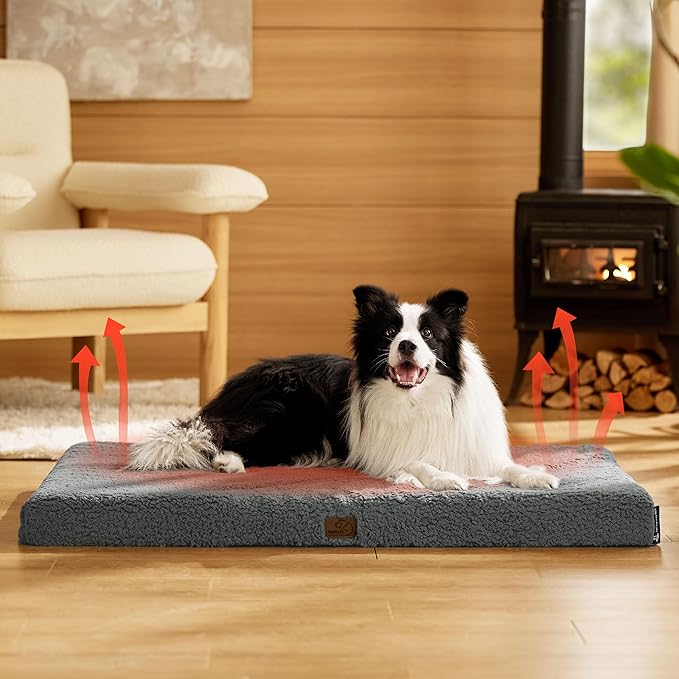 Large Orthopedic Washable Dog Bed