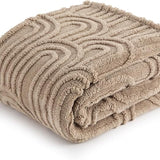 Arch Shaggy Sherpa Fleece Blanket