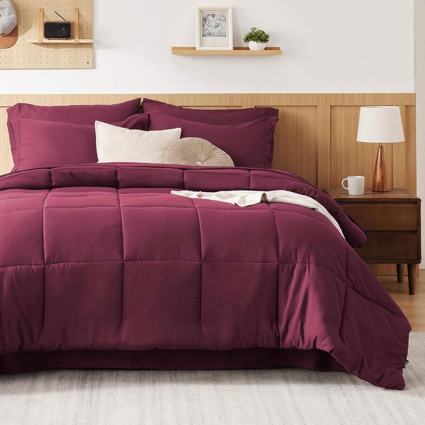 Comforter Set - 7 Pieces Solid