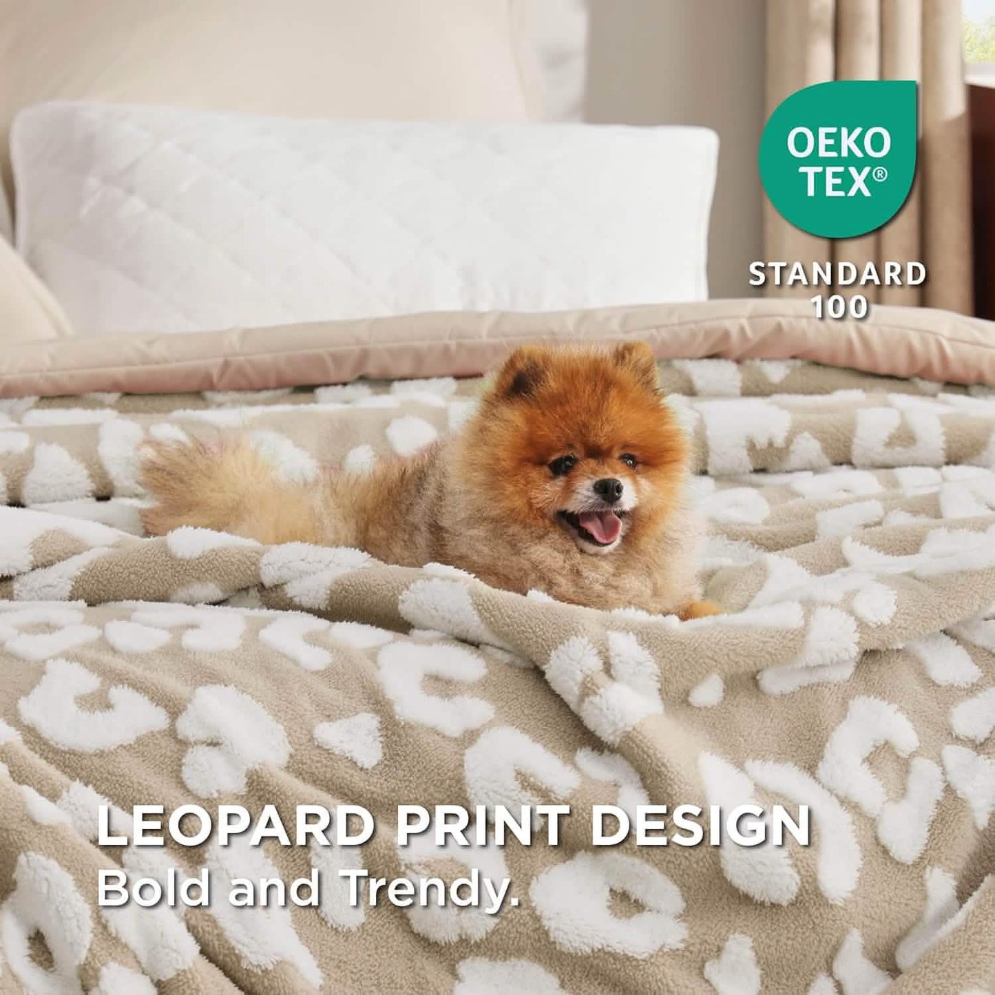 Textured Sherpa Fleece Blanket
