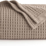 100% Cotton Waffle Weave Blankets