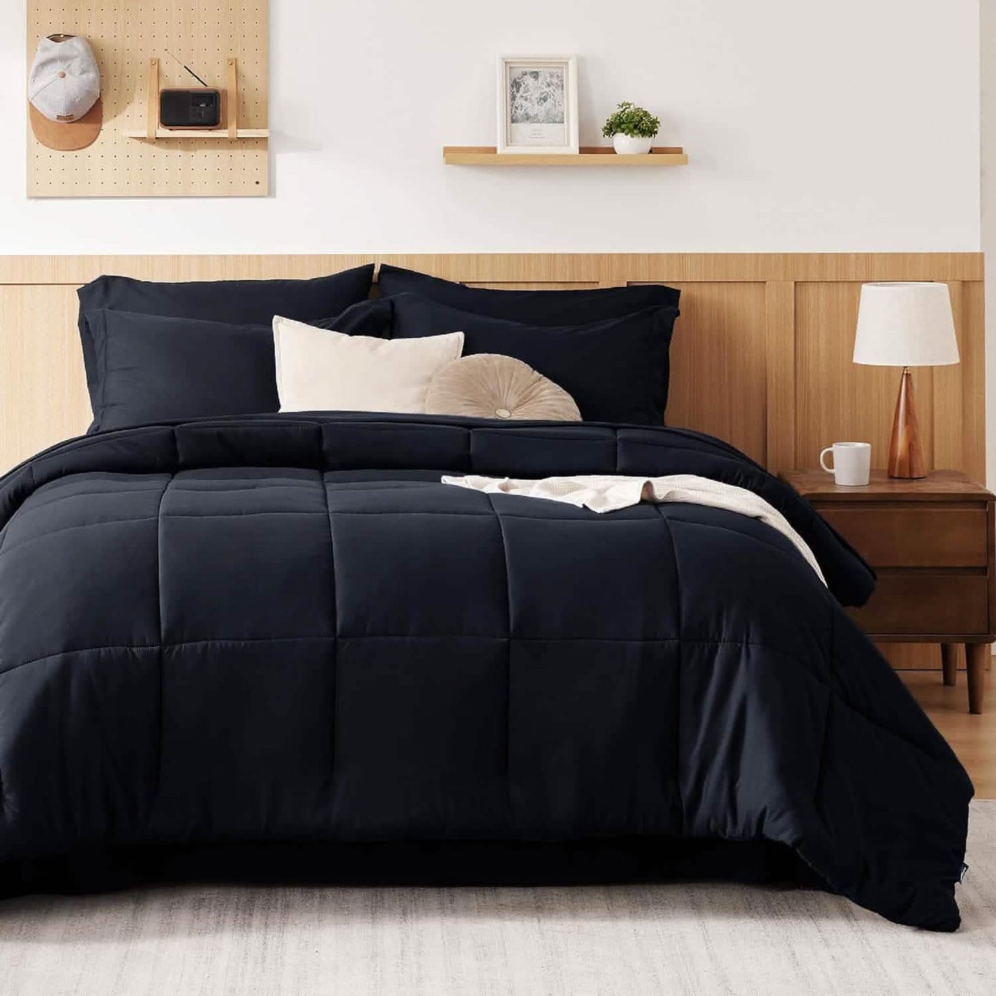 Comforter Set - 7 Pieces Solid