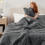 Bedsure Pinch Pleat Comforter set