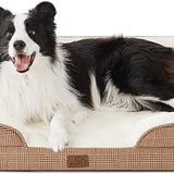 Orthopedic Checks Flannel Dog Sofa