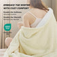 Knit Sherpa Reversible Throw Blanket-Grid
