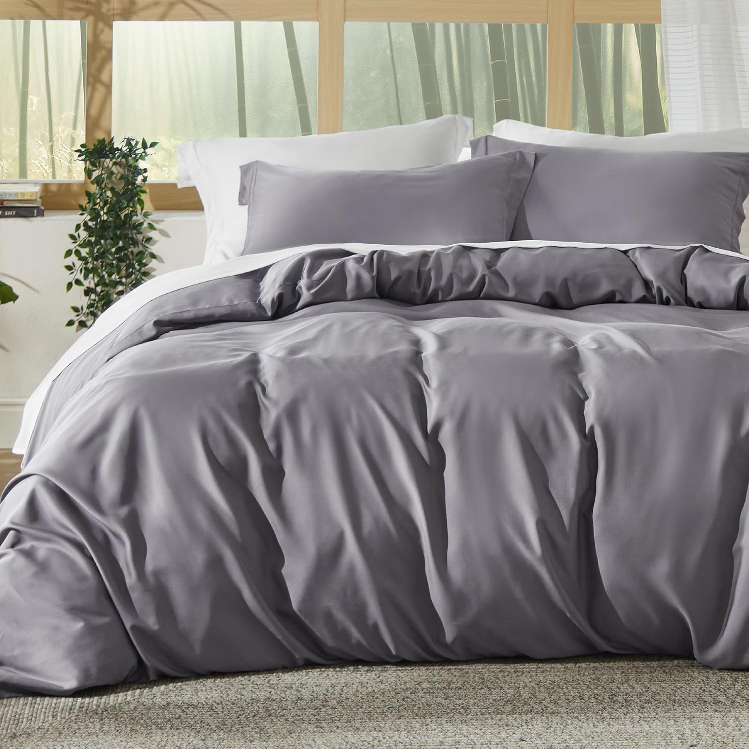 Rayon Derived from Bamboo Duvet Cover Set