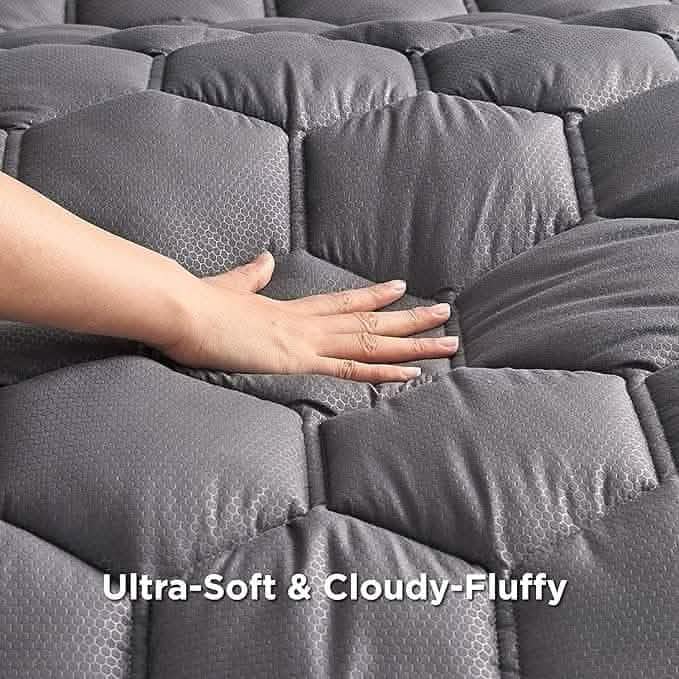 GentleSoft™ Three-Zone Quilted Mattress Pad